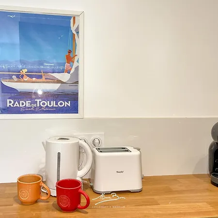 Appartamento Le Soleiado à 350m Des Plages - 6 Couchages - Wifi - 2 Bureaux Tolone